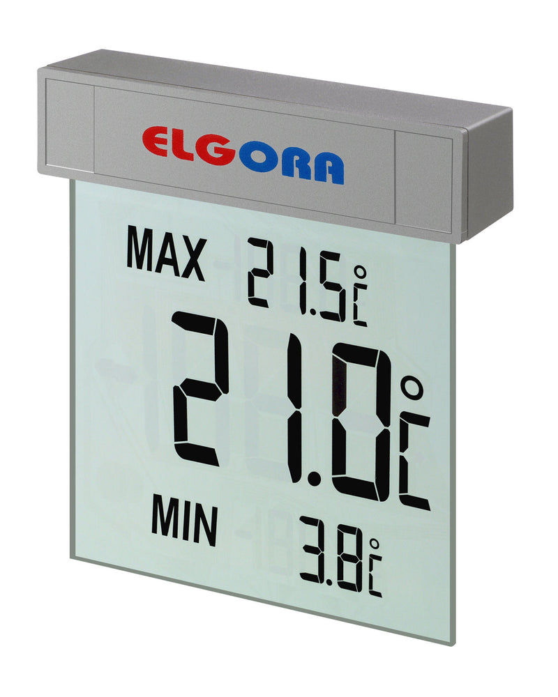 TFA VISION Fenster-Max-Min-Thermometer silber, wetterfest