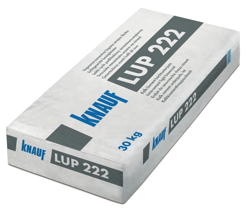 Knauf LUP 222 Kalk-Zement-Leichtunterputz, 30 kg, Körnung bis 1,5 mm