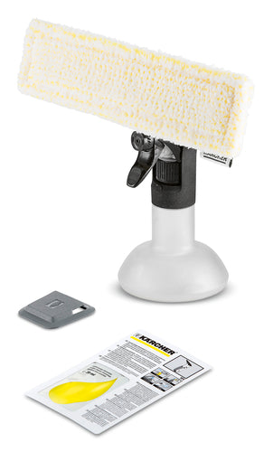 Kärcher Sprühflaschen-Set (Extra), grau/schwarz, mit Zubehör