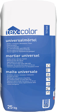 Tex-Color TCT 1020 Universalmörtel, naturweiß, 25-kg-Sack