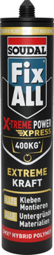 Soudal FIX ALL X-TREME Express Kleb-Dichtstoff schwarz, 290 ml
