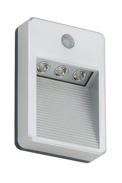 BRILONER Leuchten LERO 3 LED Wandleuchte, IP54, Titan-Silber