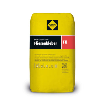 SAKRET Profi-Flexkleber PFK, weiß-schwarz, 25 kg Sack