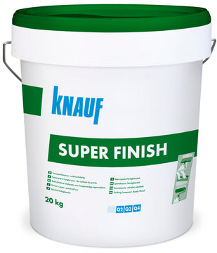 Knauf SuperFinish cremefarbene Flächenspachtelmasse, Sack 20 kg