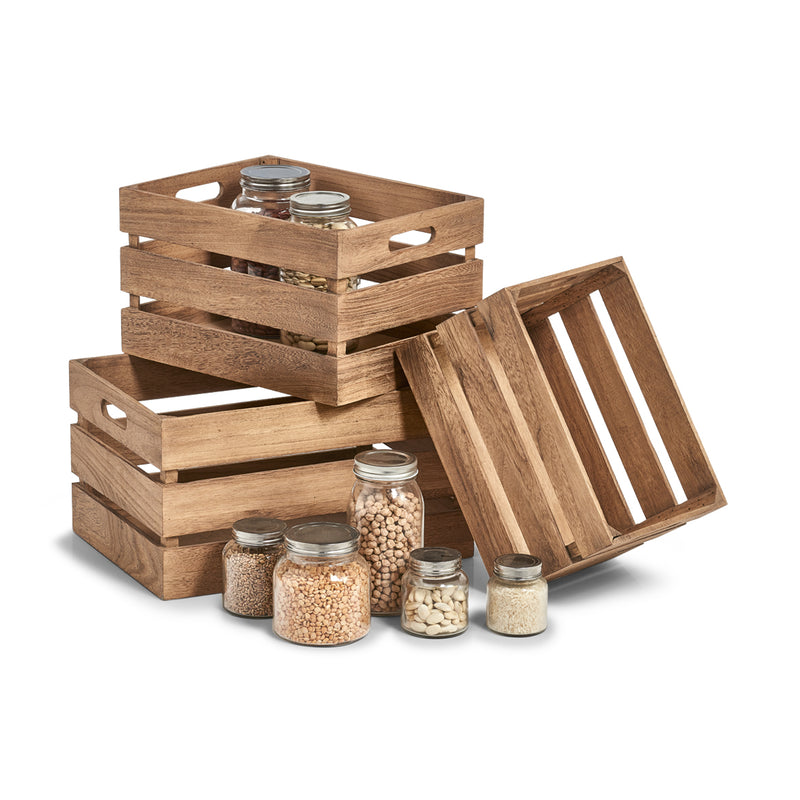 Zeller Present Vintage Holzkiste 35 x 25 x 20,5 cm