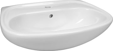 Conmetall Meister Waschtisch Alpha 2.0 60 cm weiß, Wandmontage (Badkeramik)