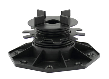 Beko Platten-Stelzlager TERRASYS, schwarz, höhenverstellbar 30–65 mm, 36 St.