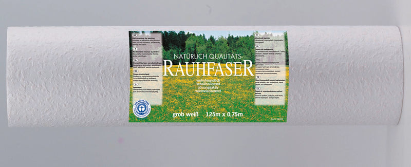 Erfurt Rauhfaser Wiese weiß, grob, BSH-Fachsortiment
