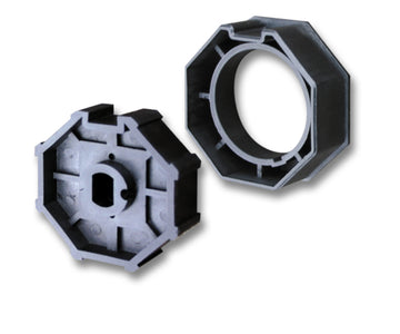 Schellenberg Adapter-Set 2-teilig für Achtkantwelle Ø70 mm