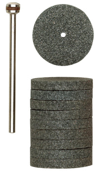 Proxxon Silizium-Carbid-Schleifscheiben, 22 mm, 10 Stück