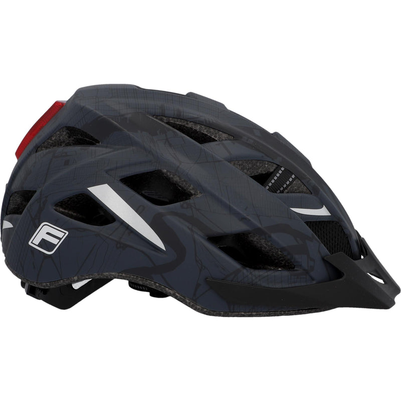 Fischer Fahrradhelm Urban Plus Brooklyn, grau-brooklyn