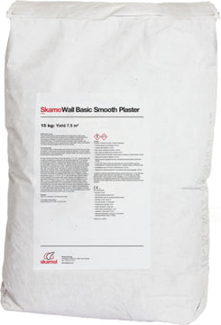 Skamol SkamoWall Smooth Plaster Glattputz, 15 kg mineralisch
