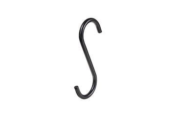 DOLLE PIPE S-Haken-Set schwarz Ø5x86x52 mm für Eisenrohrsystem (5 Stück)