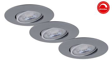 Briloner Einbauleuchte LED Spot, warmweiß 3000K (3x5W)