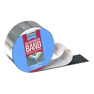 PRIMA Alureparaturband schwarz, Aluminium-Dichtungsband 10 cm 10 m