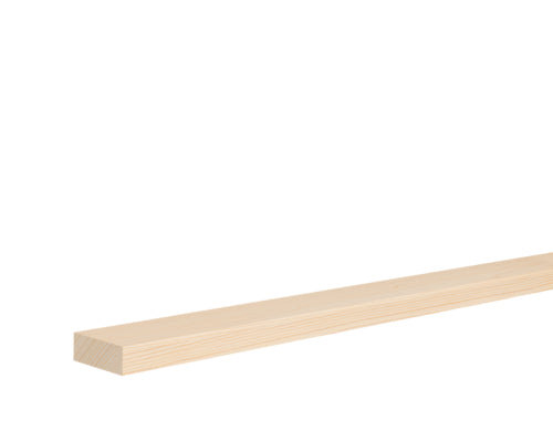 OSMO Rechteckleiste Kiefer, roh, natur