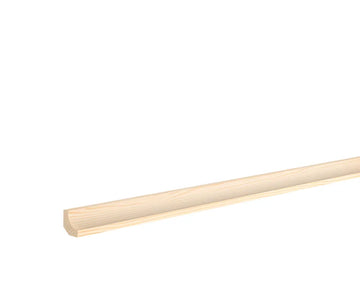 Osmo Hohlkehlleiste Kiefer astrein roh 16 x 18 mm, 2400 mm Massiv