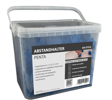 Classen Penta Abstandhalter für Fugen 0,5 bis 3 mm (Fugenkreuze)