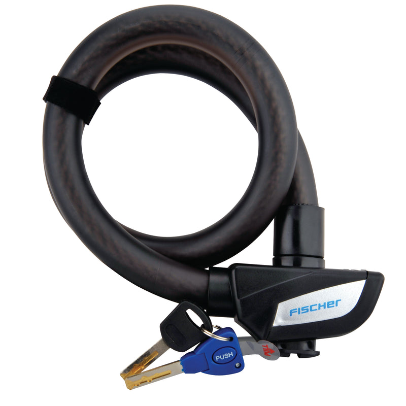 fischer SL8 Seilschloss, schwarz, 850 mm Länge, 23 mm Ø