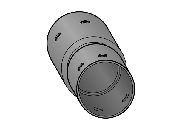 FRÄNKISCHE FF-drän Reduktionsmuffe aus PVC, DN 100/80