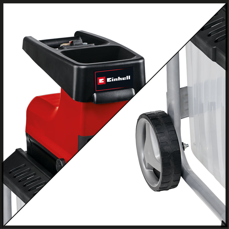 Einhell Elektro-Leisehäcksler GC-RS 60 CB für Garten, 2800 W