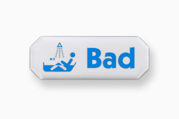 CONMETALL Hinweisschild 3D „Bad“