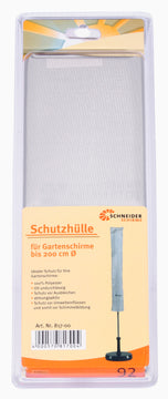 Schneider Schirme Schutzhülle für Schirme bis 200 cm aus Polyester, Abdeckmaß 135x25 cm
