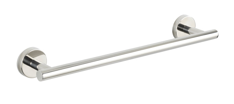 WENKO Bosio Shine Badetuchstange 40 cm Edelstahl glänzend, wandhängend 1-fach
