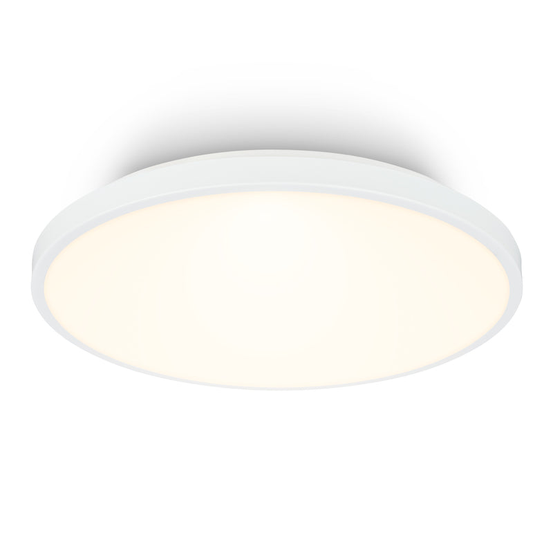 BRILONER Opal Weiß Deckenleuchte mit LED-Dekorblende, 3000K, IP20