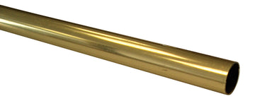 HSI Schrankrohr Rundrohr Stahl vermessingt Ø 20 mm, Länge 1000 mm