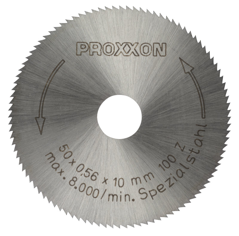 Proxxon Kreissägeblatt aus HSS, Ø 50 mm, 100 Zähne