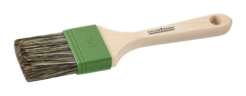 Color-Expert Wachspinsel Flach, Mischborste mit Holzgriff (Breite 50 mm, Stärke 14 mm)