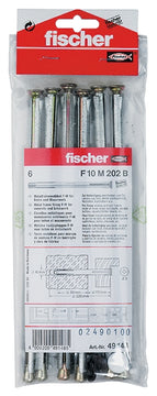 fischer Fensterrahmendübel F 10 M 202B (Metall), 6 Stück