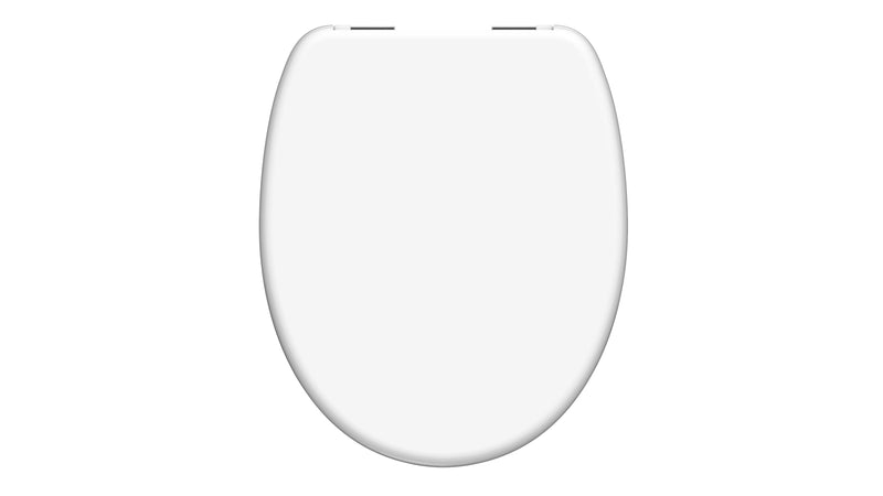 Schütte WC-Sitz Duroplast White mit Absenkautomatik, White, 376x450 mm