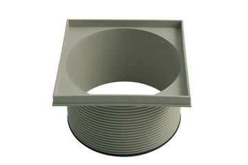 MARLEY Aufsatzstück für Hausentwässerung, Kunststoff, Höhe 100 mm