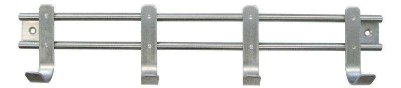 HSI Garderobenleiste Edelstahl, 4 Haken