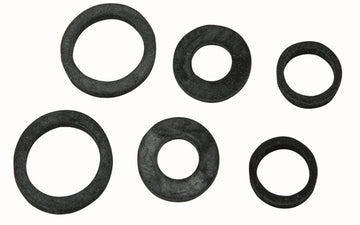 Schütte Schlauchverschraubungsdichtungs-Sortiment aus Gummi für 1/2, 3/4 und 1 Zoll