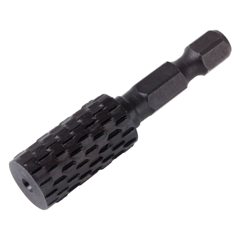 Wolfcraft Profilraspel für Metall, zylindrischer 6-Kant-Schaf, Ø12 mm