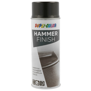 DUPLI-COLOR Finish Hammerschlag-Sprühlack, 0,4-l-Dose, innen & außen
