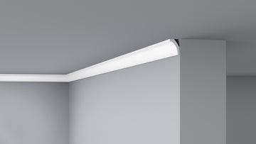 NMC WALLSTYL Decoflair C6 Sockelleiste weiß, 30 x 20 mm, 2 m