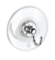 WENKO Atero Saughaken Ø 7 cm, chrom/transparent für innen