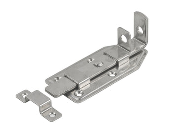 VORMANN Türschlossriegel Edelstahl rostfrei mit Schlaufe 120x56 mm
