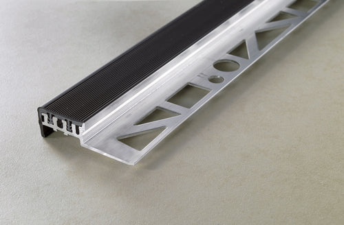 PROLINE PRObasic Stufenprofil 11 mm Alu mit PVC-Einlage, 2,50 m
