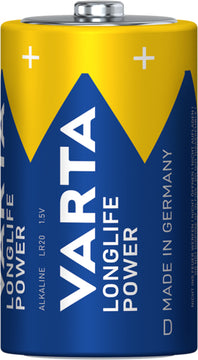 VARTA Longlife Power D Batterie (2 St.) mit 1,50 V