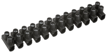 SWG Lüsterklemme schwarz, 12-polig, für 1,5–6,0 mm²