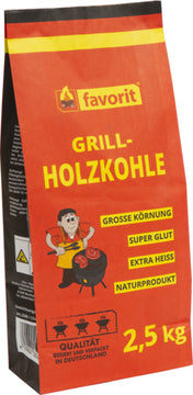 favorit Holzkohle Laubholz Packung