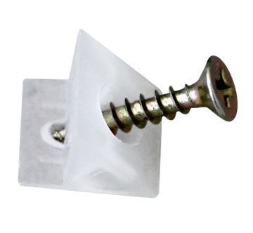HSI Rückwandverbinder transparent 14 x 10 mm, 20 Stück Möbeltechnik