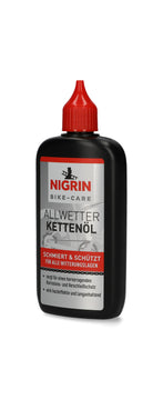 Nigrin Bike-Care Fahrrad-Kettenöl, Allwetter, 100 ml