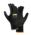 teXXor Latex-Schutz-Strickhandschuhe, schwarz