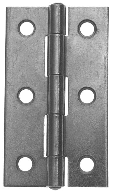 HSI Scharnier schmal aus Eisen, verzinkt, 50×31×1,2 mm, DIN 7954A (2 Stk)